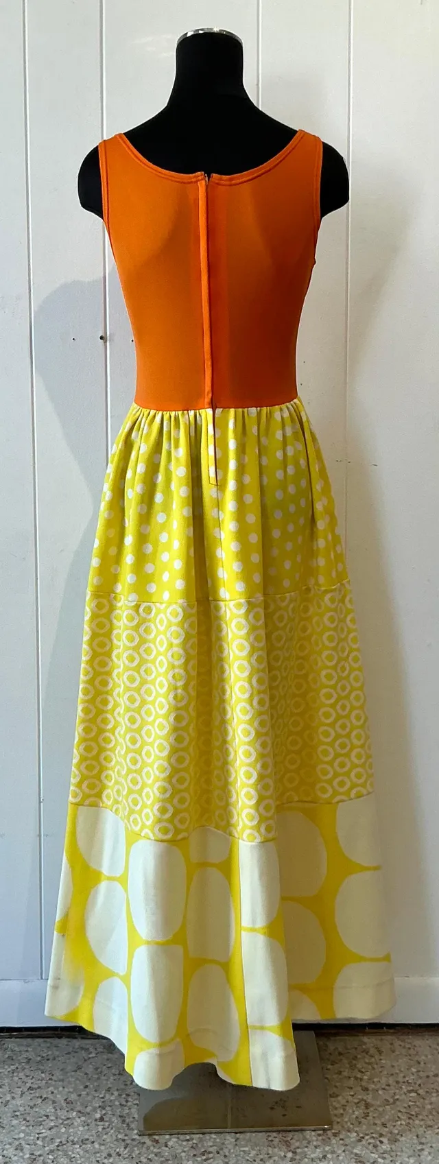 Vintage Boho Rudi Gernreich Orange & Yellow Dress — additional photo 5