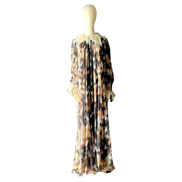 Vintage Gina Fratini Silk Maxi Dress — additional photo 1