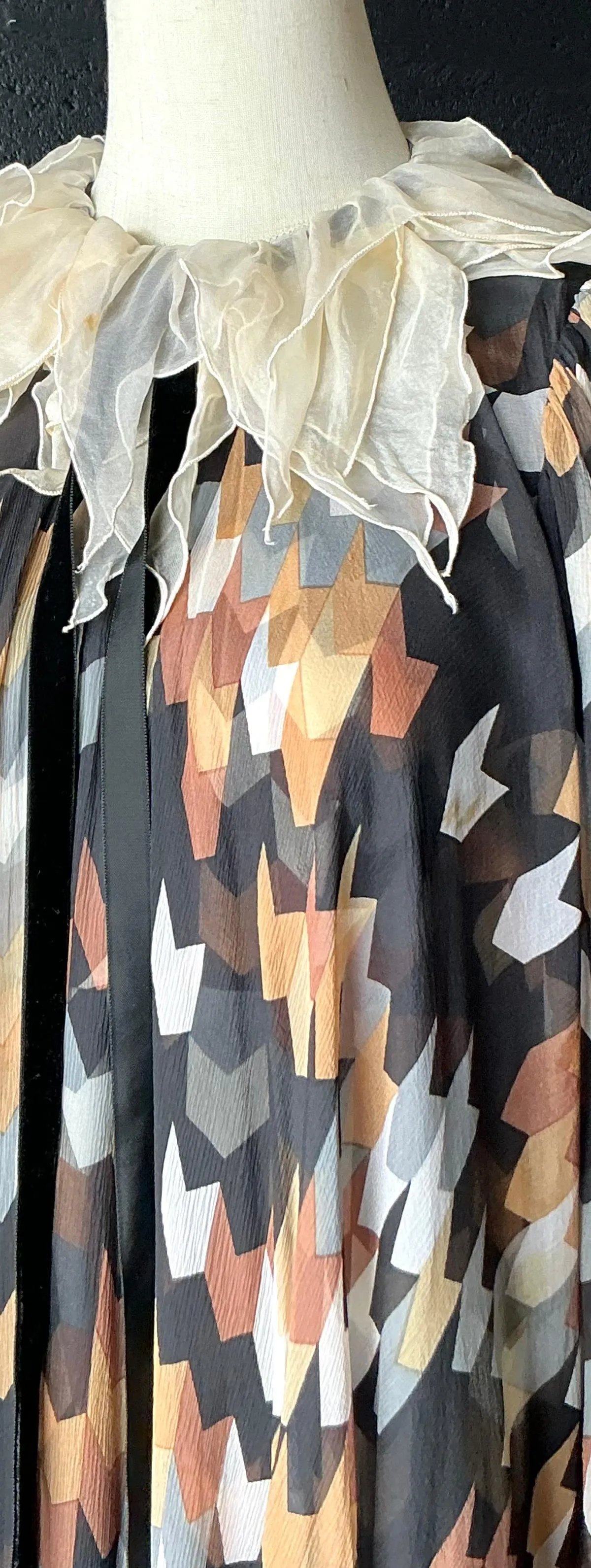 Vintage Gina Fratini Silk Maxi Dress — additional photo 1