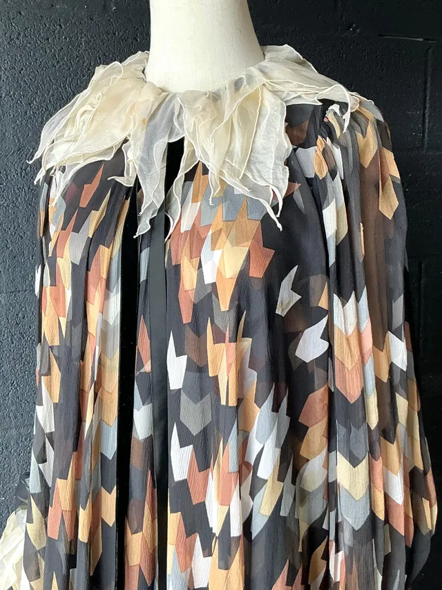 Vintage Gina Fratini Silk Maxi Dress — additional photo 2