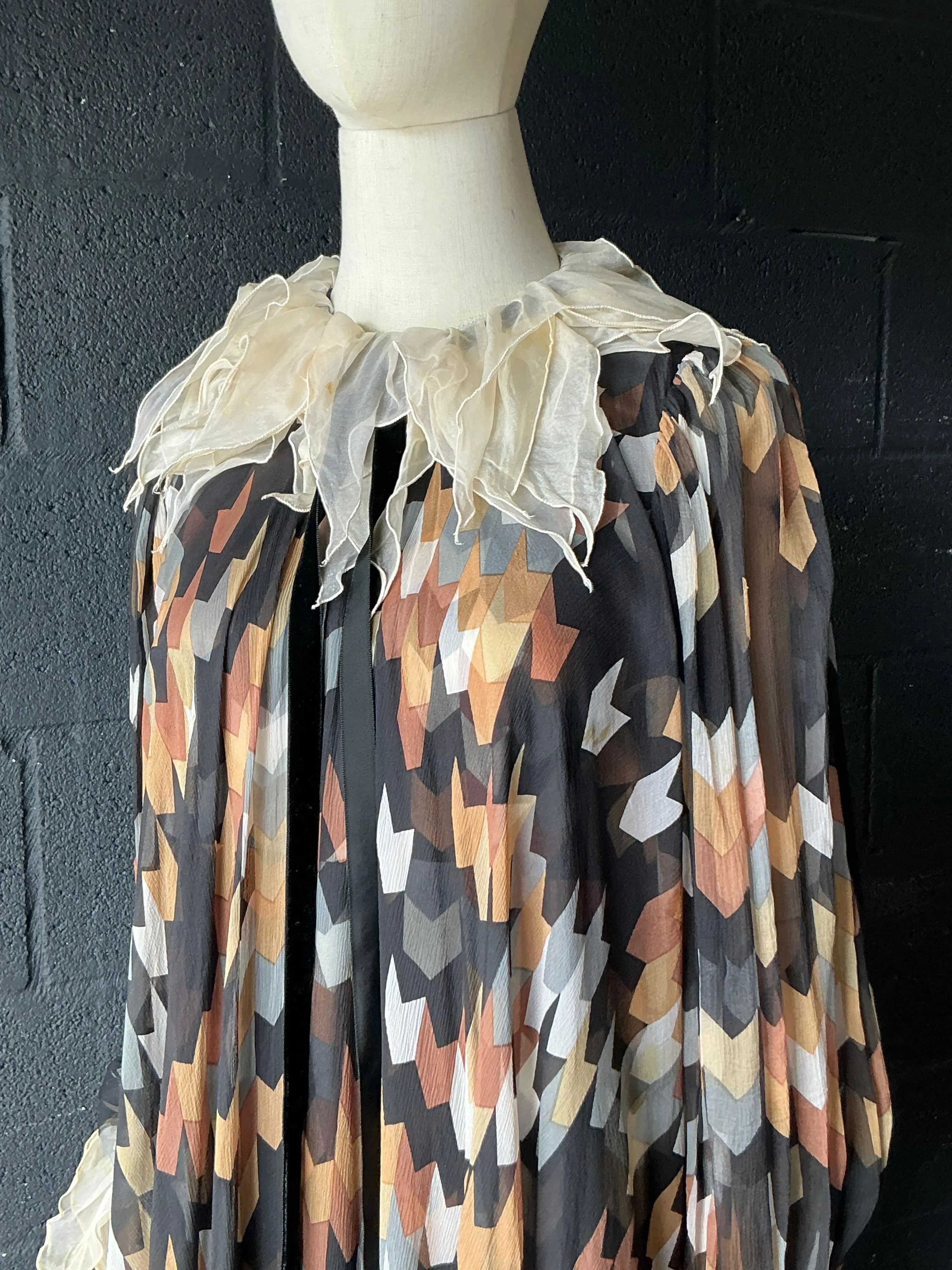 Vintage Gina Fratini Silk Maxi Dress — additional photo 5