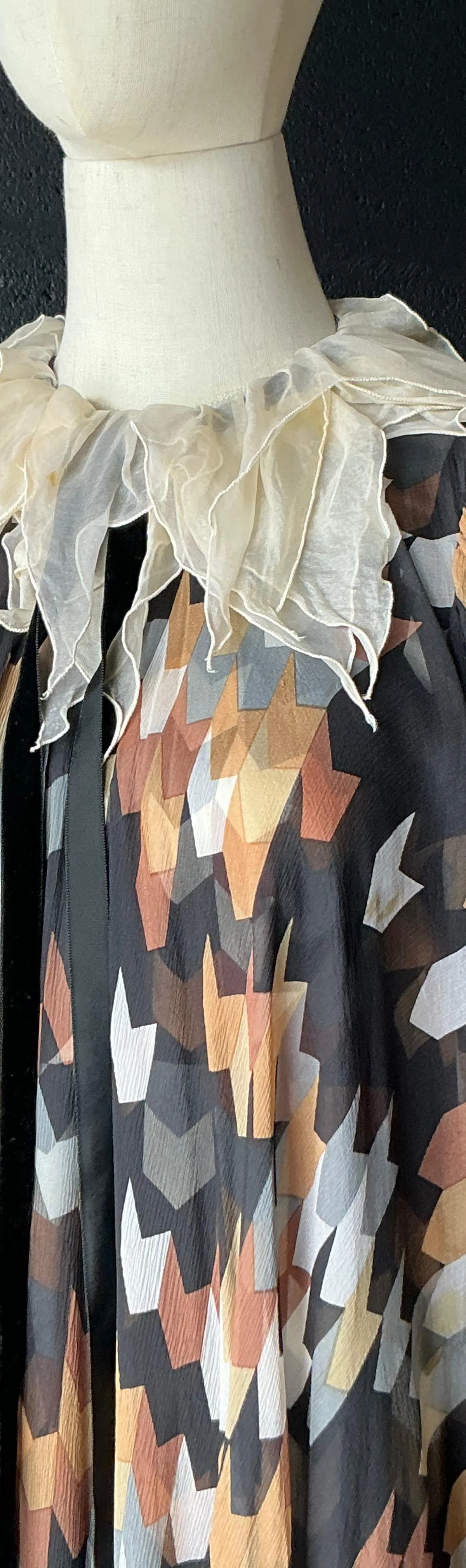 Vintage Gina Fratini Silk Maxi Dress — additional photo 4