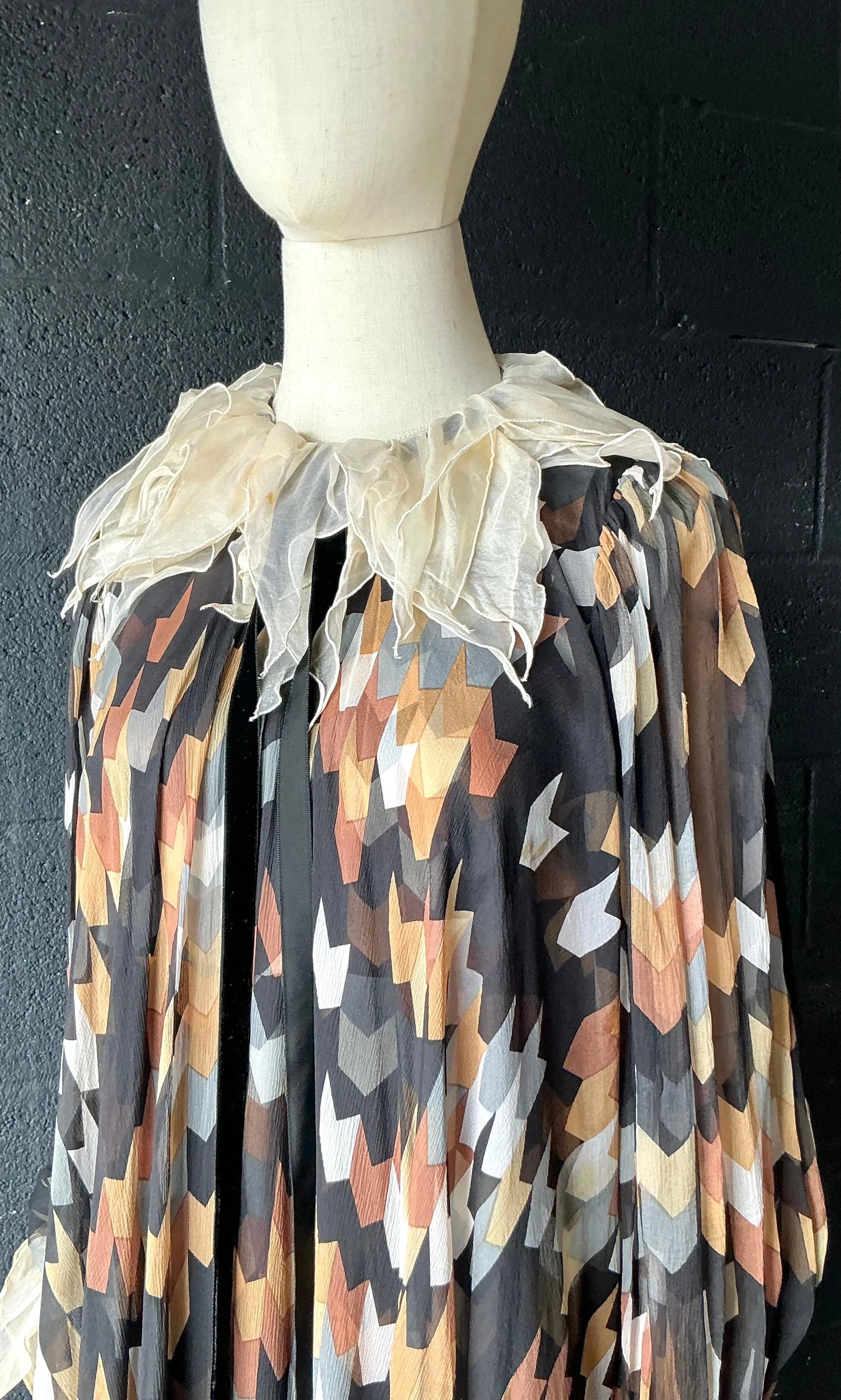 Vintage Gina Fratini Silk Maxi Dress — additional photo 7