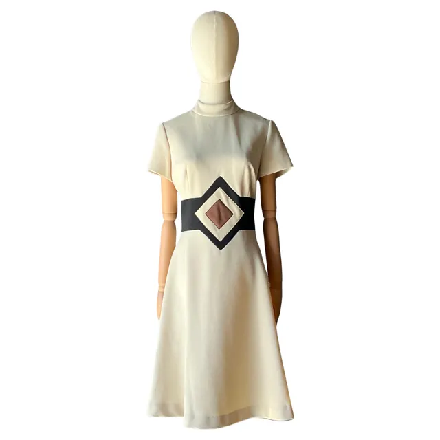 Vintage Alison Ayure Geometric Dress — additional photo 1