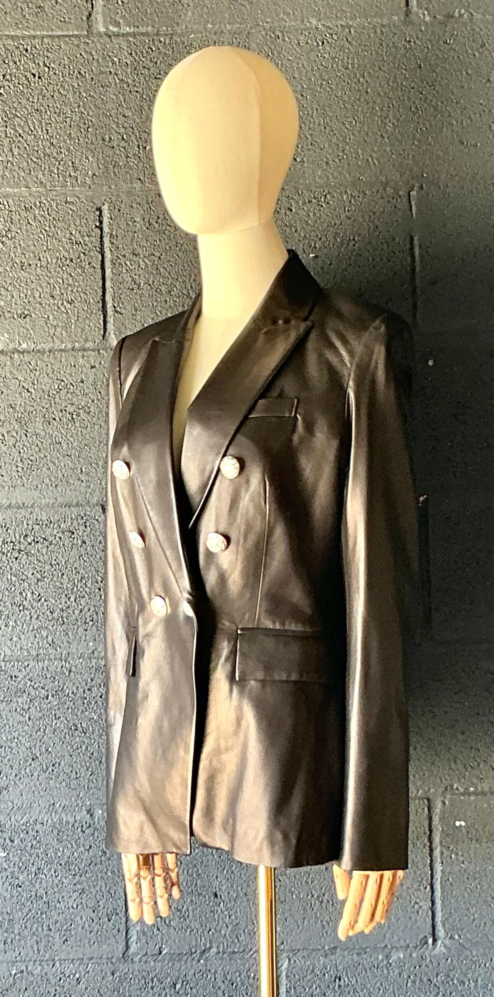 Vintage Veronica Beard Black Leather Jacket — additional photo 8