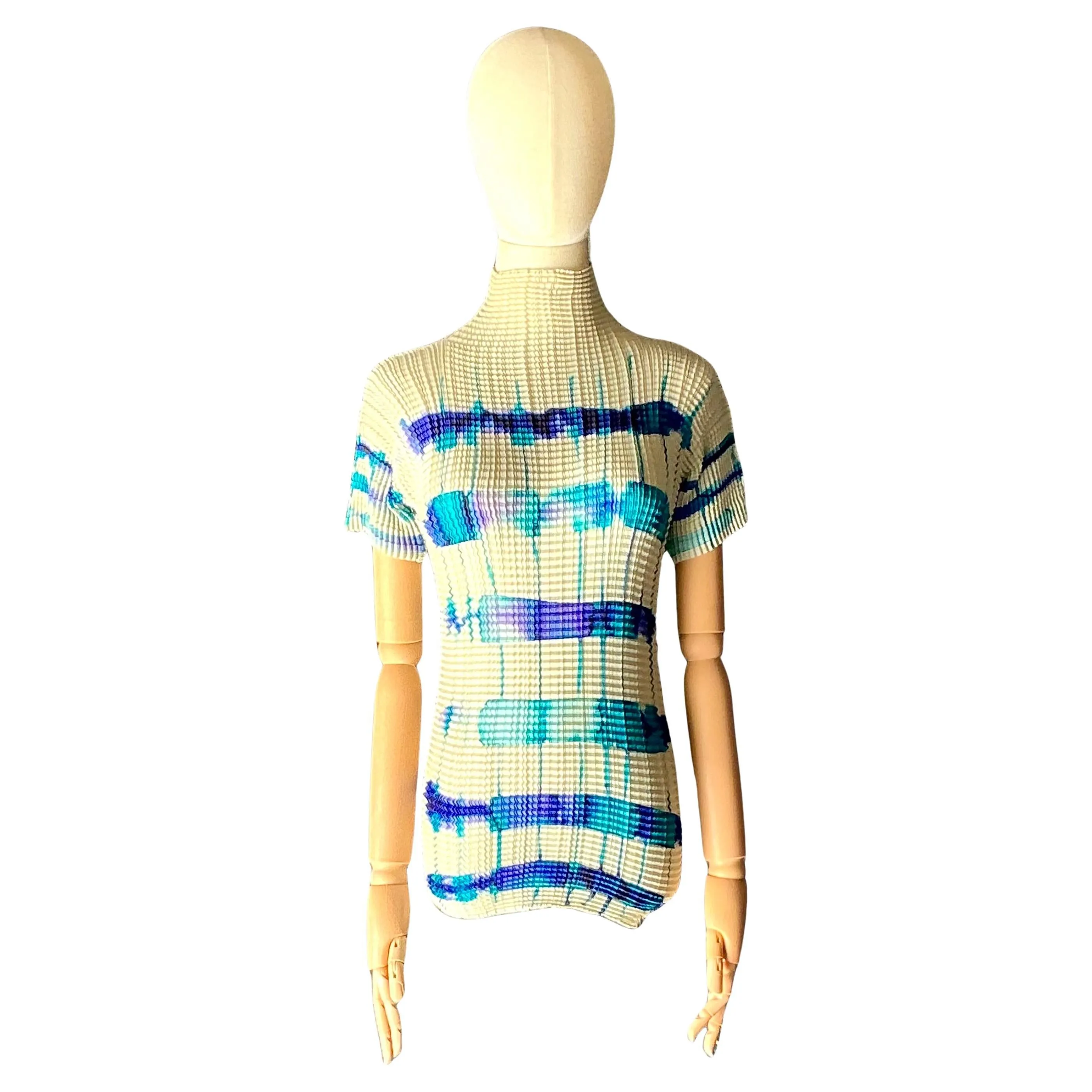 Vintage Issey Miyake Pleats Please Tie Dye T Shirt — additional photo 1
