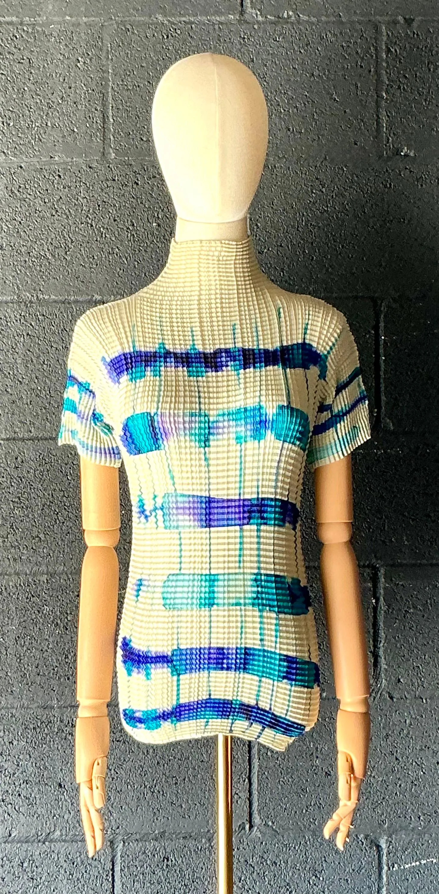 Vintage Issey Miyake Pleats Please Tie Dye T Shirt — additional photo 2