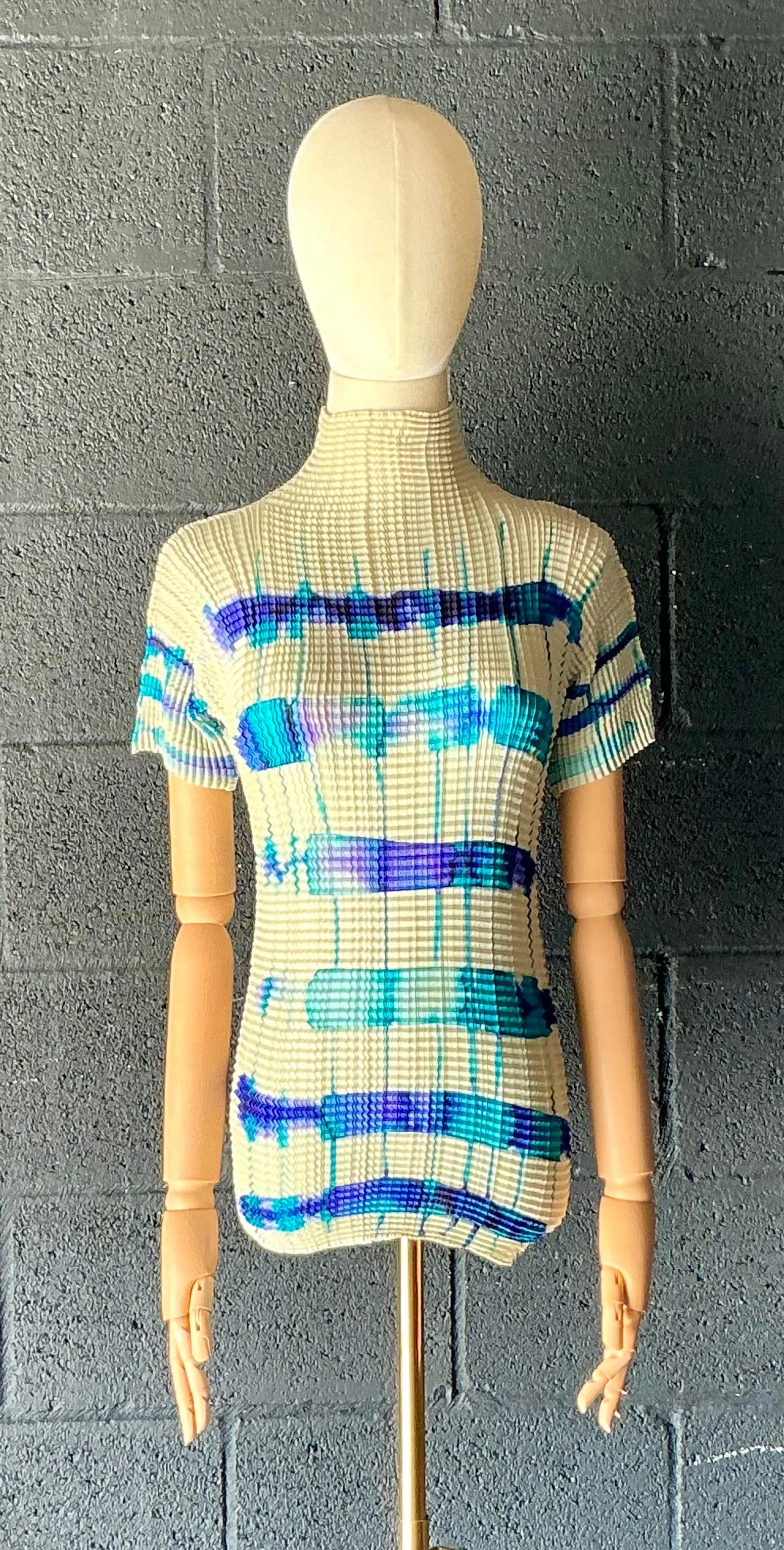 Vintage Issey Miyake Pleats Please Tie Dye T Shirt — additional photo 3