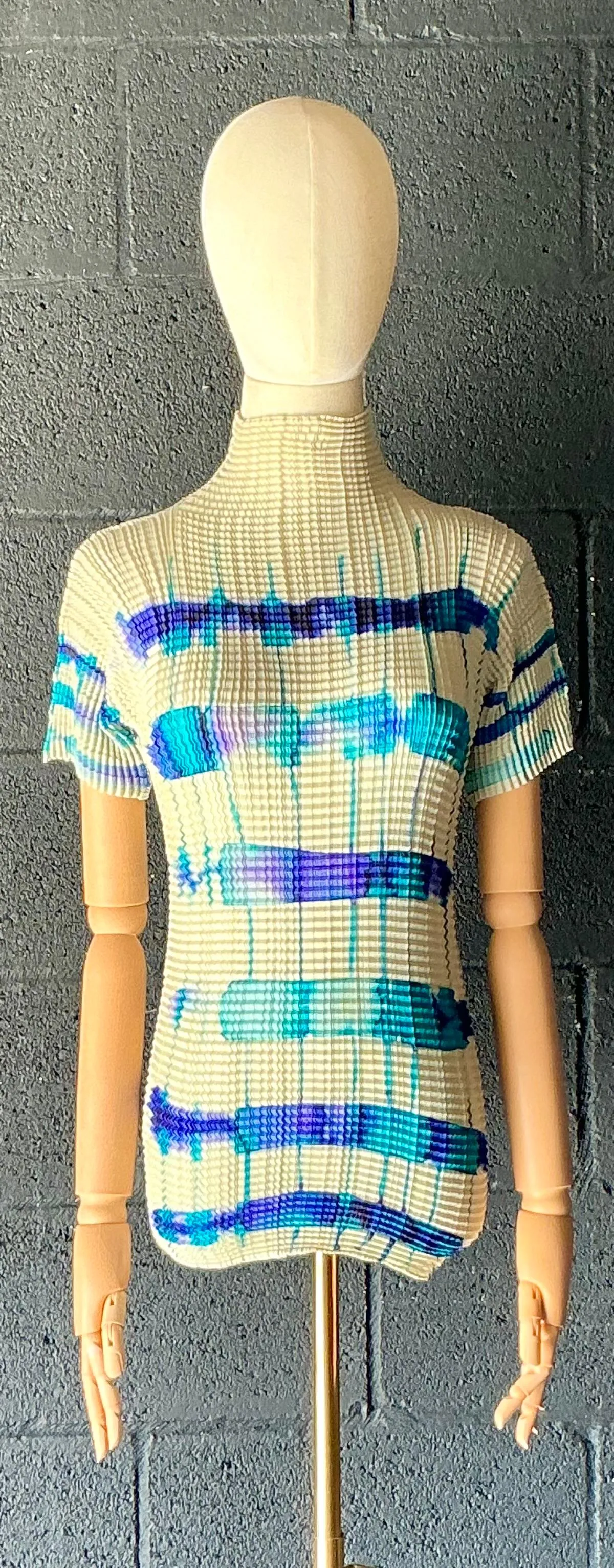 Vintage Issey Miyake Pleats Please Tie Dye T Shirt — additional photo 2