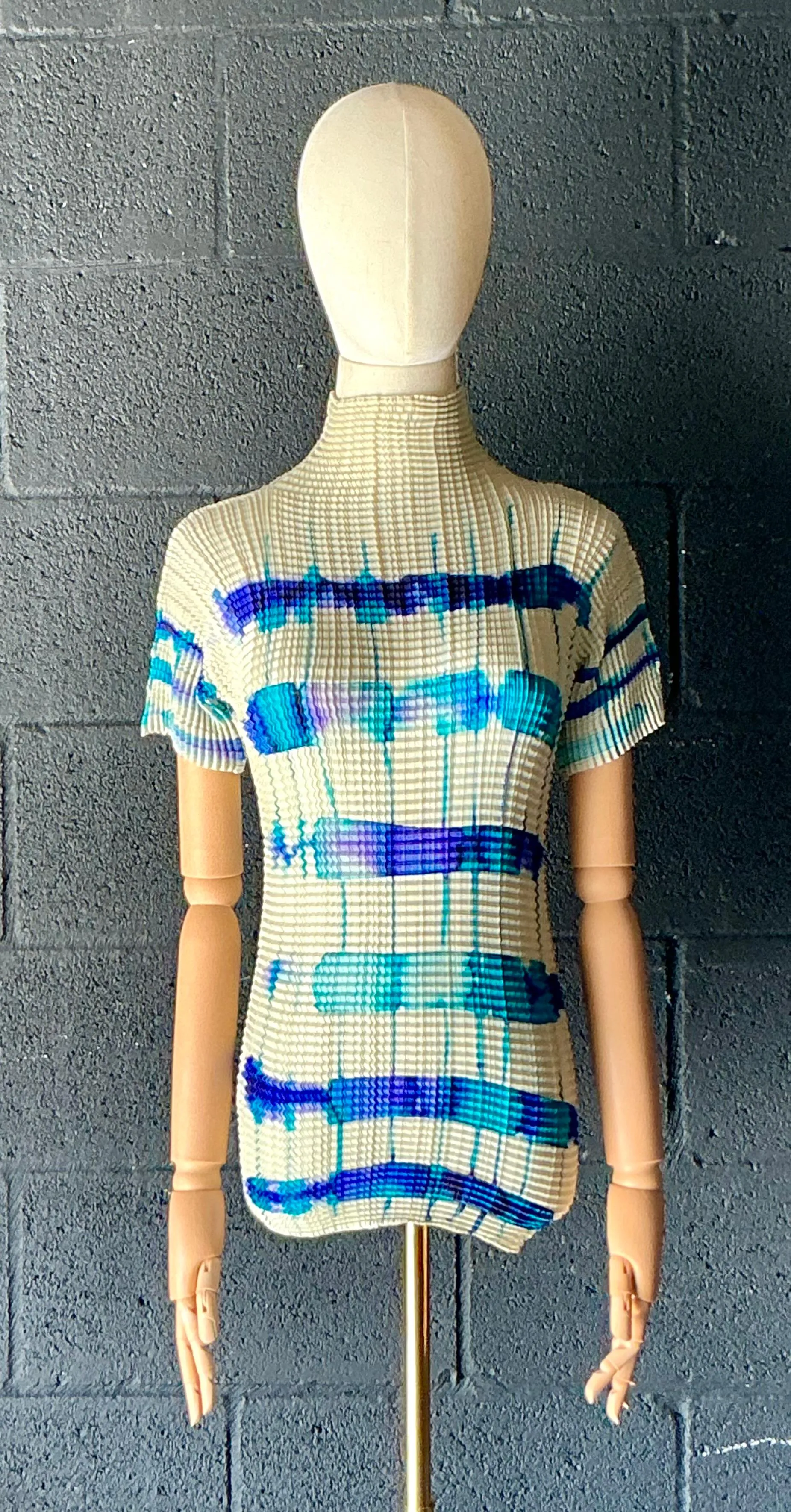 Vintage Issey Miyake Pleats Please Tie Dye T Shirt — additional photo 5