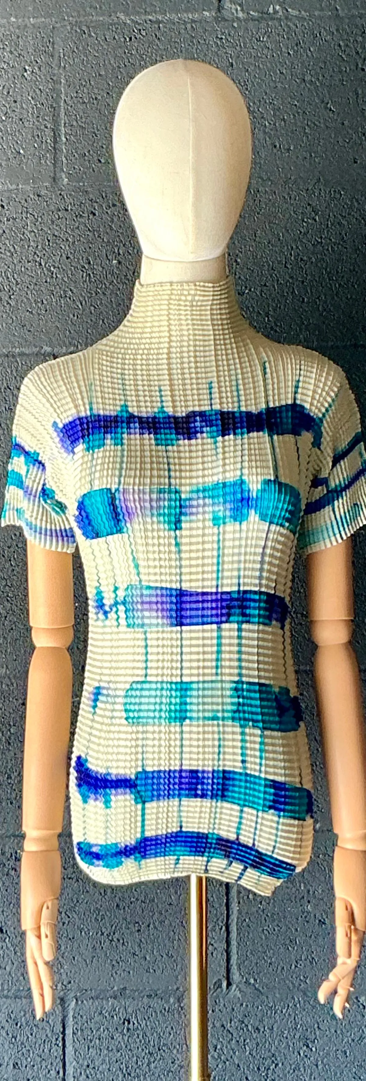 Vintage Issey Miyake Pleats Please Tie Dye T Shirt — additional photo 4