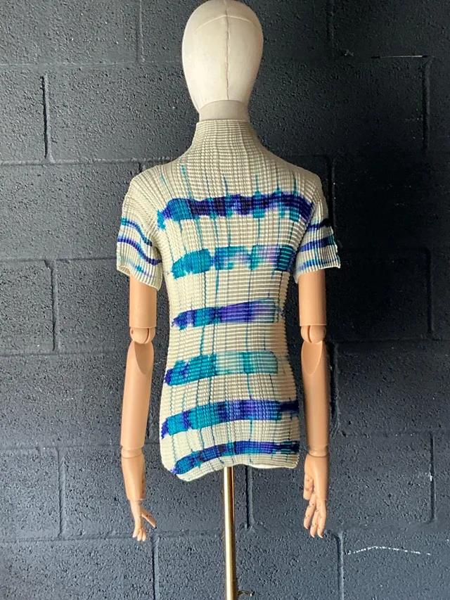 Vintage Issey Miyake Pleats Please Tie Dye T Shirt — additional photo 6