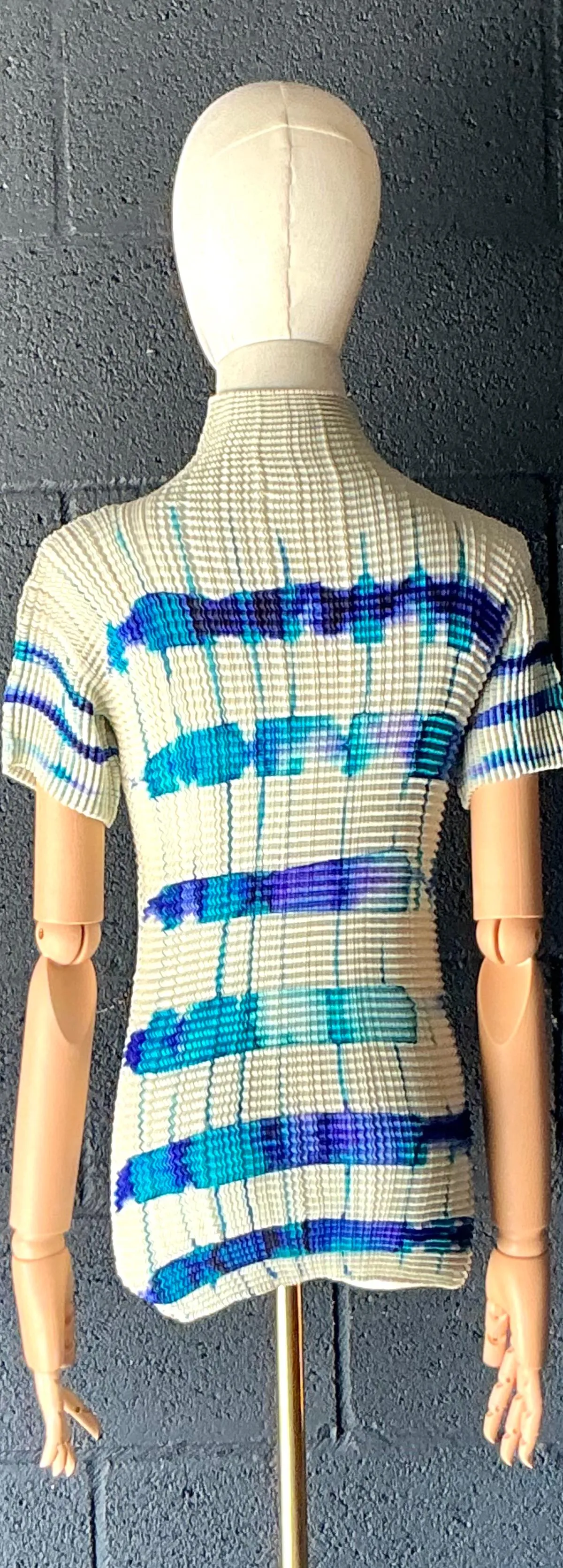 Vintage Issey Miyake Pleats Please Tie Dye T Shirt — additional photo 6