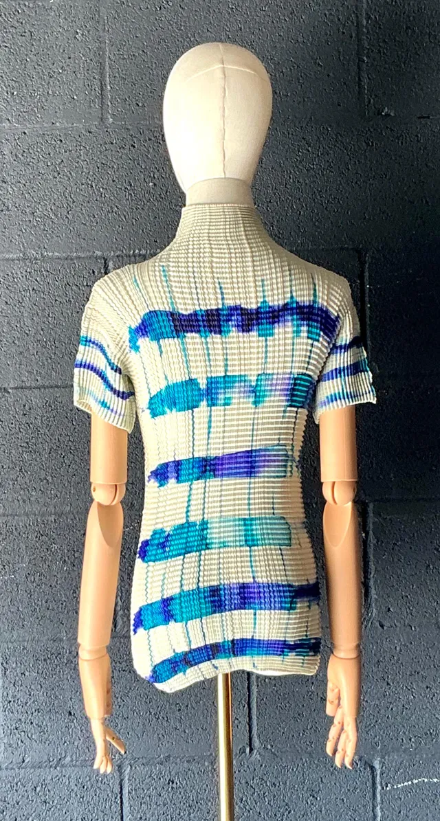 Vintage Issey Miyake Pleats Please Tie Dye T Shirt — additional photo 7