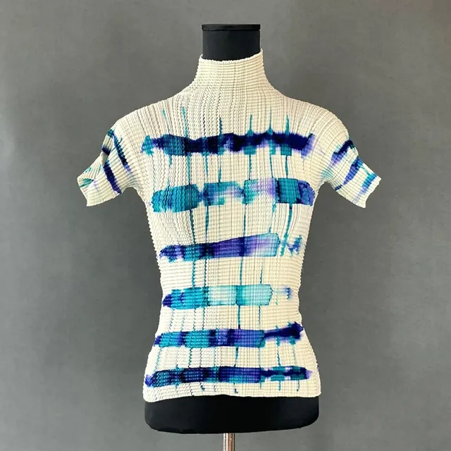 Vintage Issey Miyake Pleats Please Tie Dye T Shirt — additional photo 8