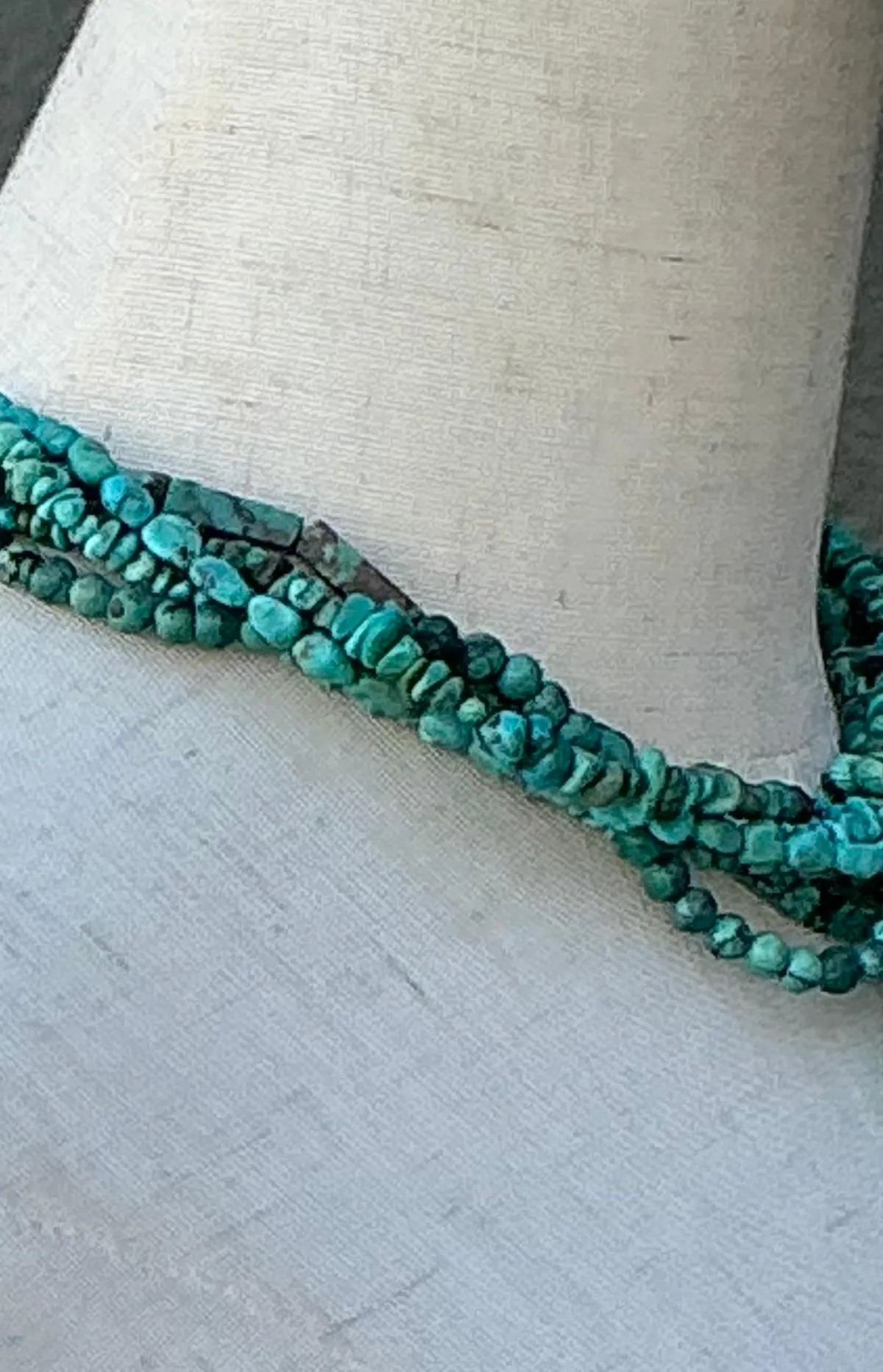 Vintage Turquoise Beaded Multi-Strand Necklace — additional photo 7