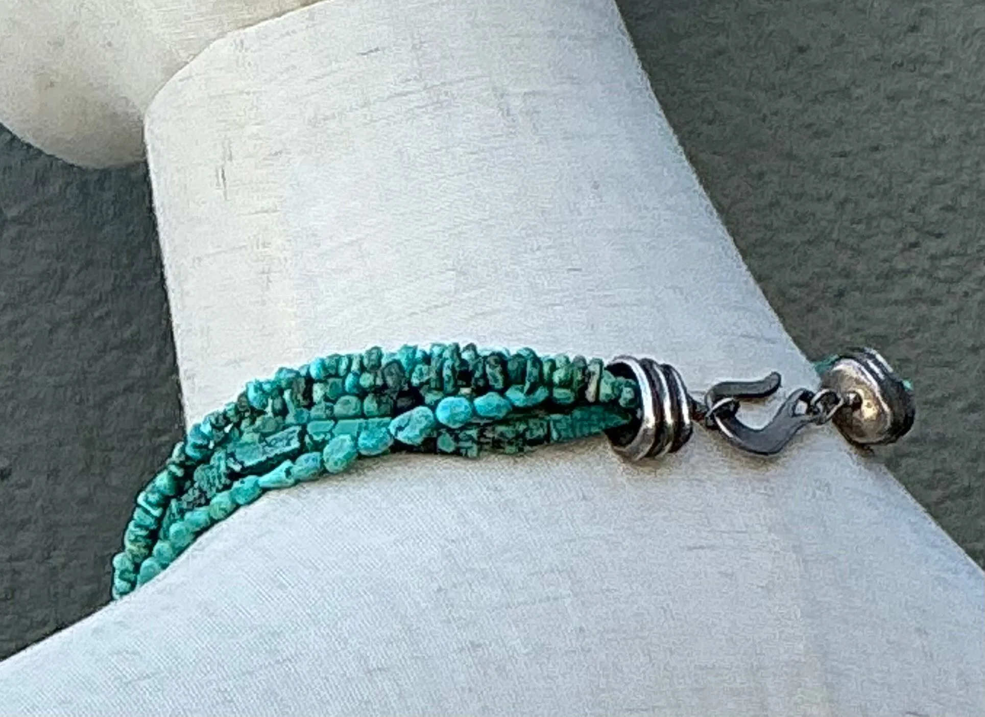 Vintage Turquoise Beaded Multi-Strand Necklace — additional photo 8