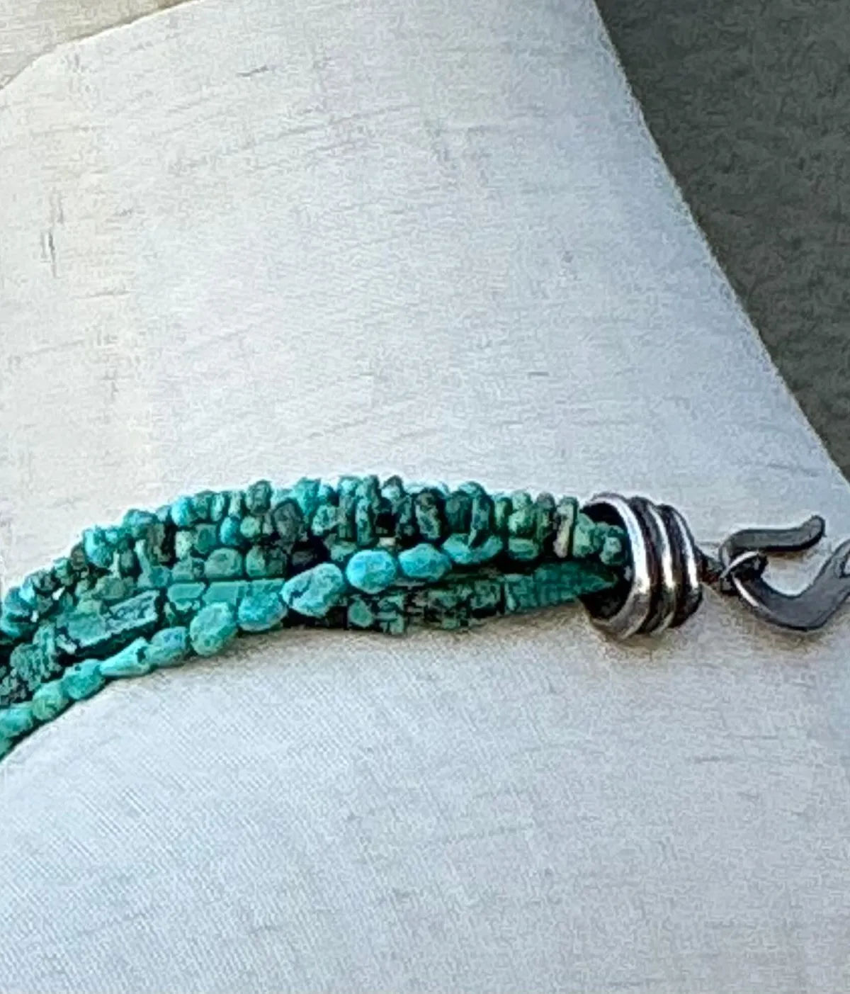 Vintage Turquoise Beaded Multi-Strand Necklace — additional photo 8