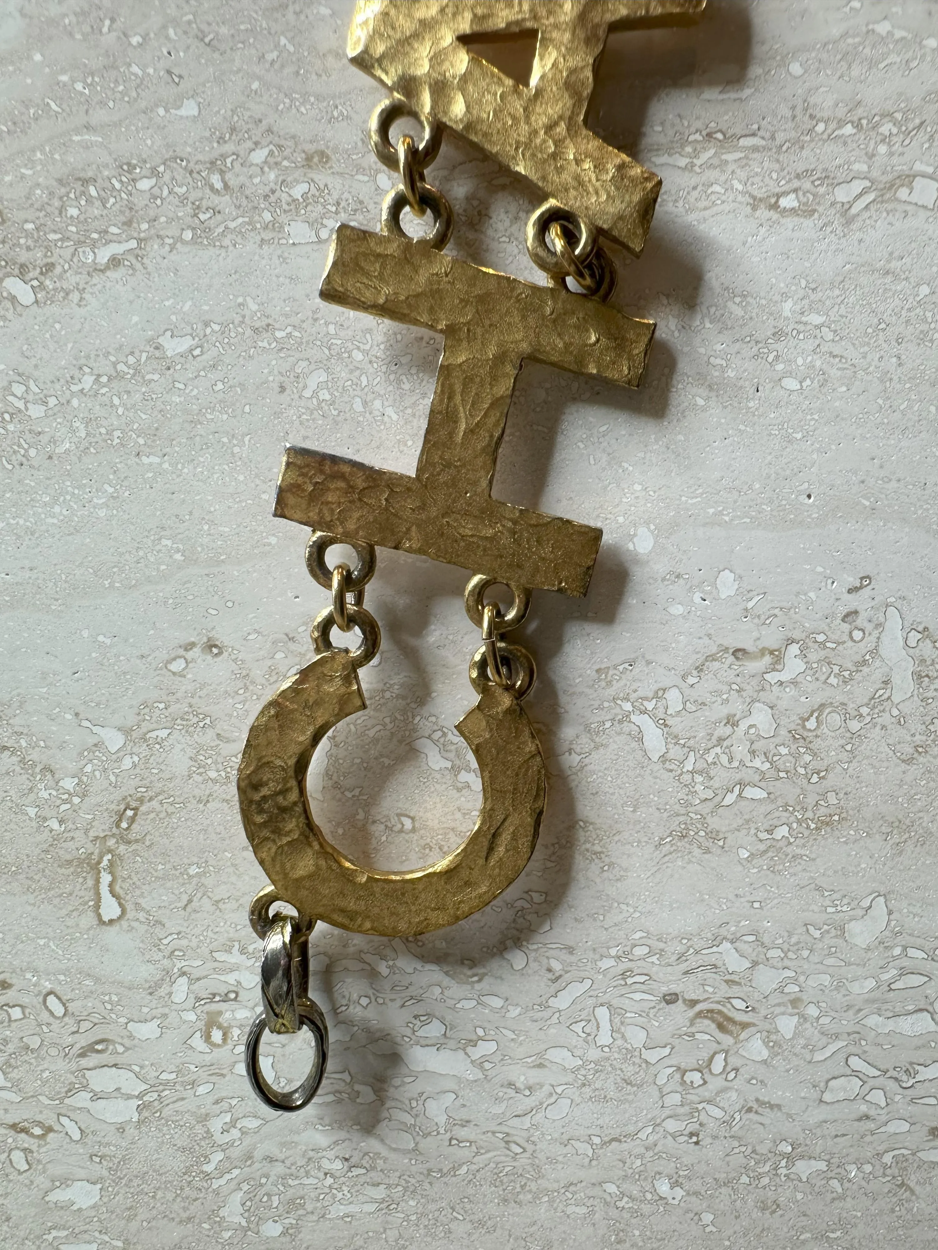Monumental Chanel Logo Belt Buckle — additional photo 3