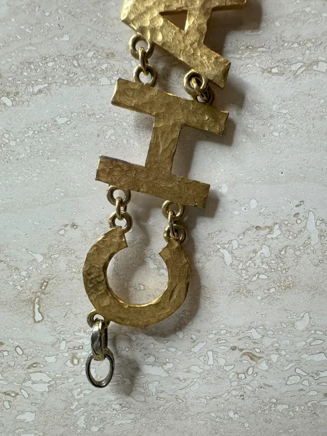 Monumental Chanel Logo Belt Buckle — additional photo 3