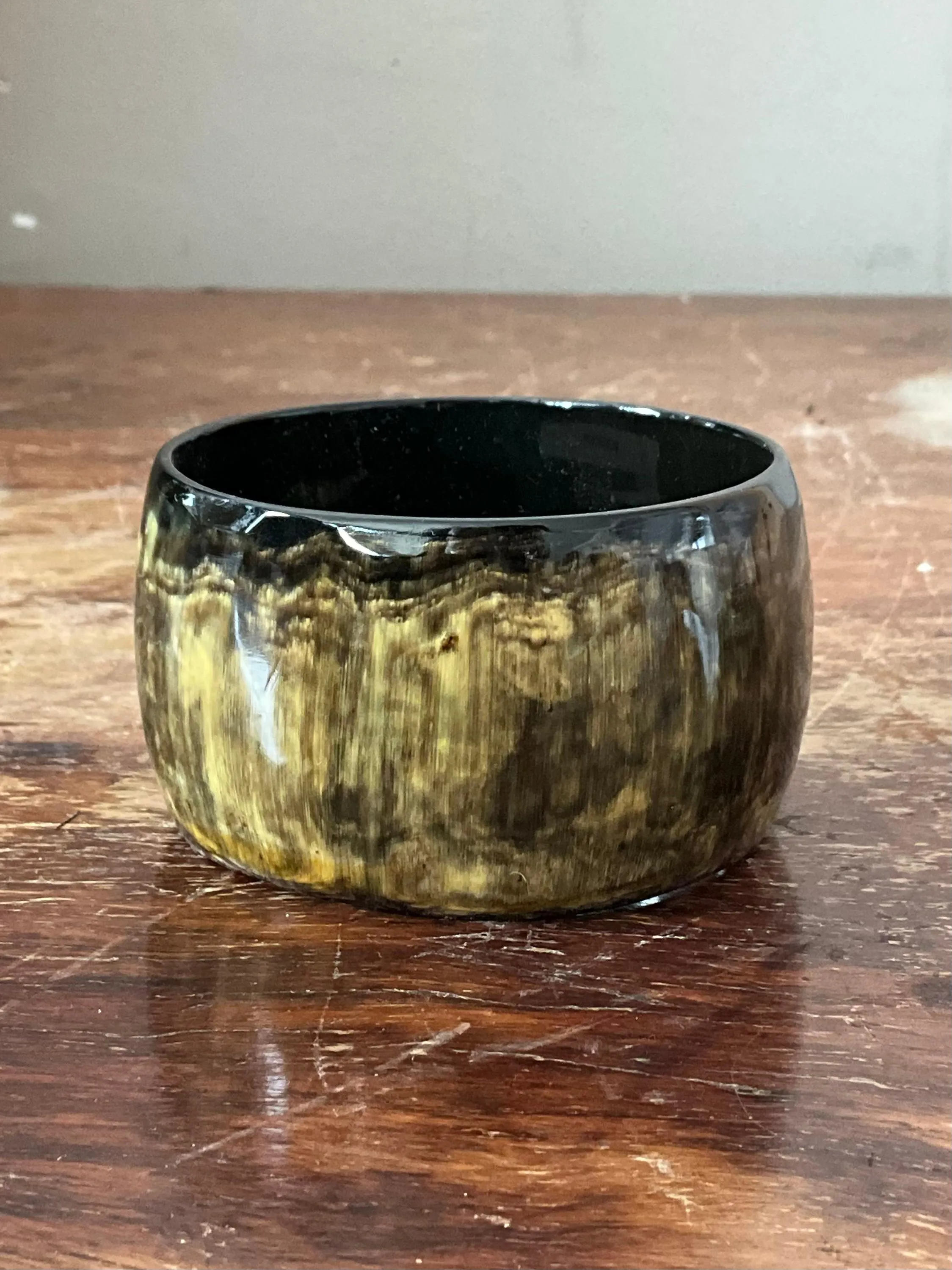 Vintage Resin Kenya Horn Bangle — additional photo 2