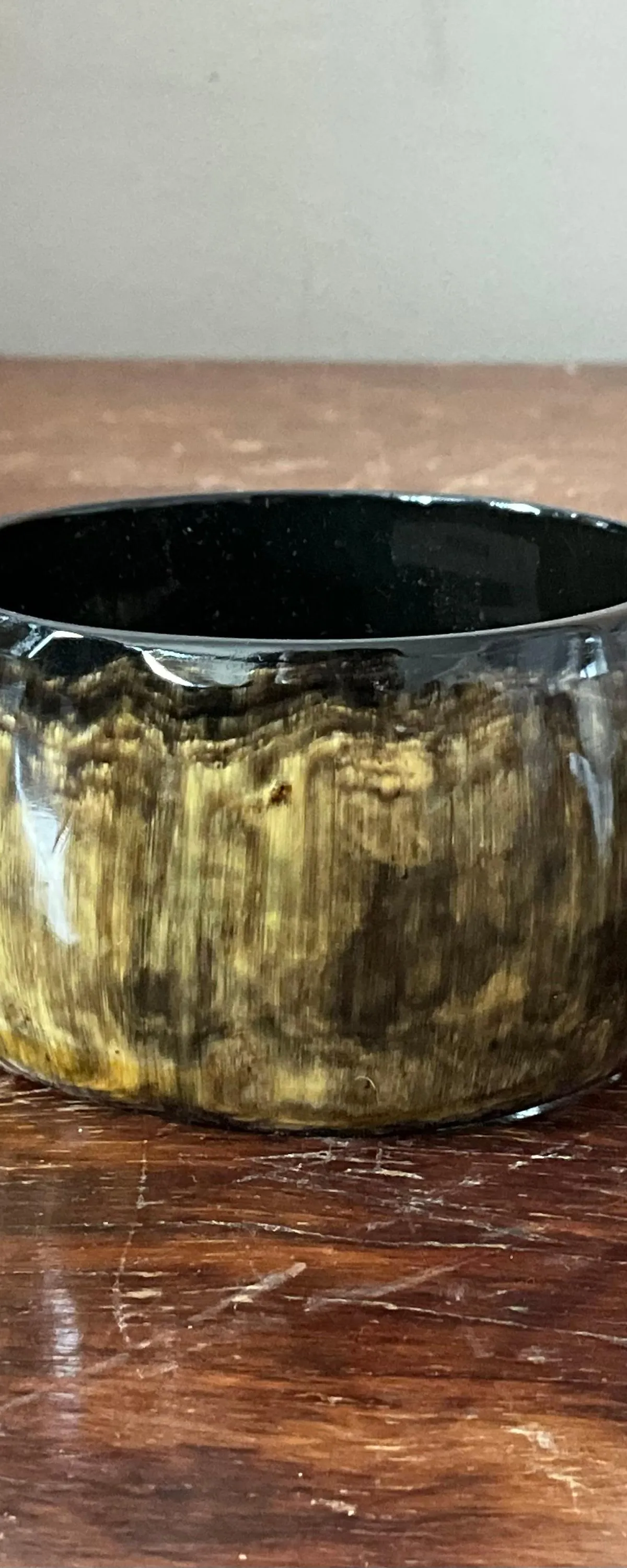 Vintage Resin Kenya Horn Bangle — additional photo 2
