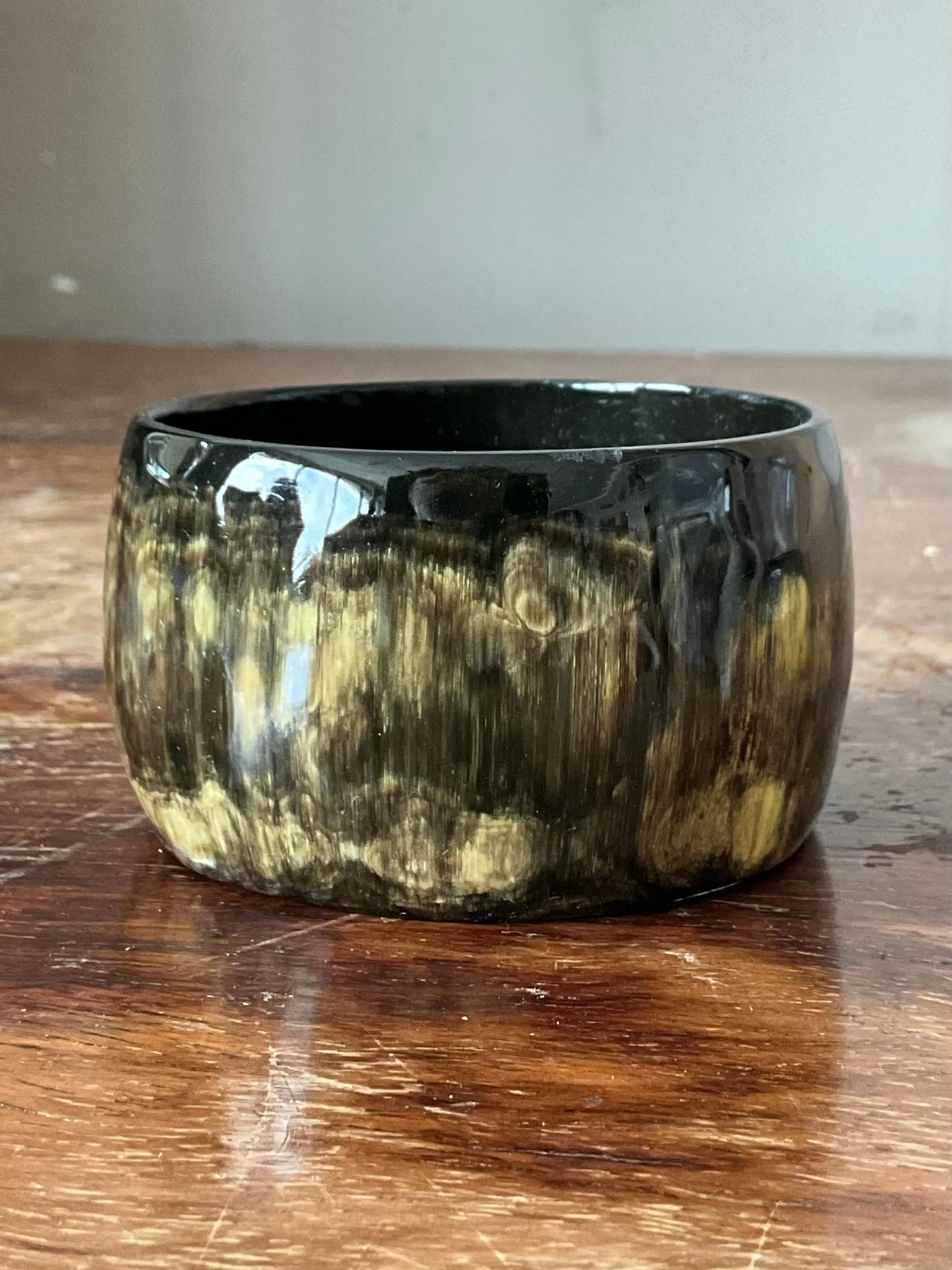 Vintage Resin Kenya Horn Bangle — additional photo 3