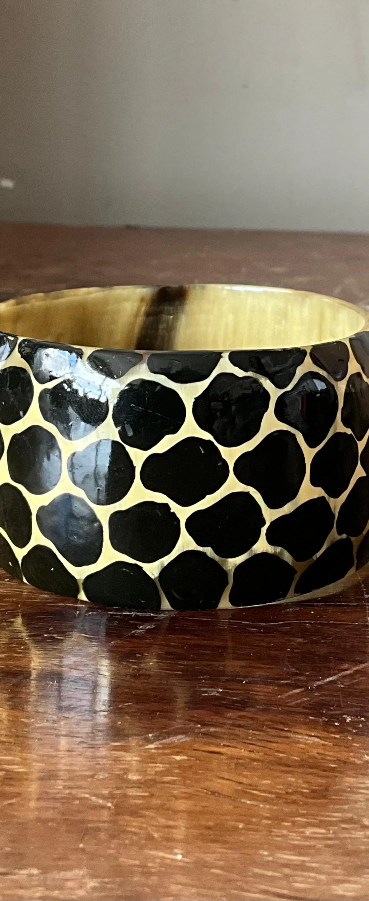 Vintage Resin Kenya Giraffe Bangle — additional photo 2