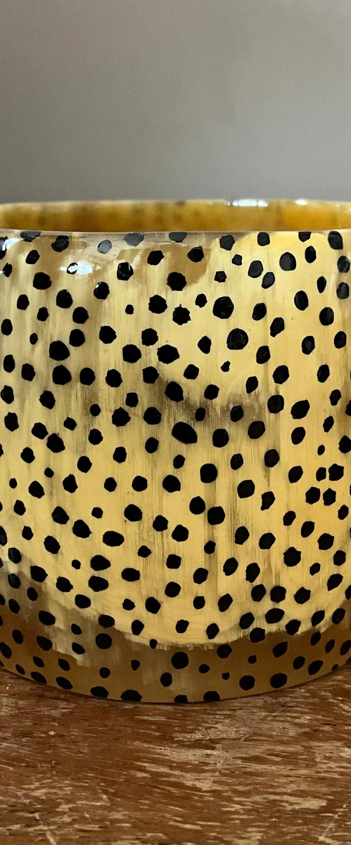 Vintage Resin Kenya Animal Print Bangle