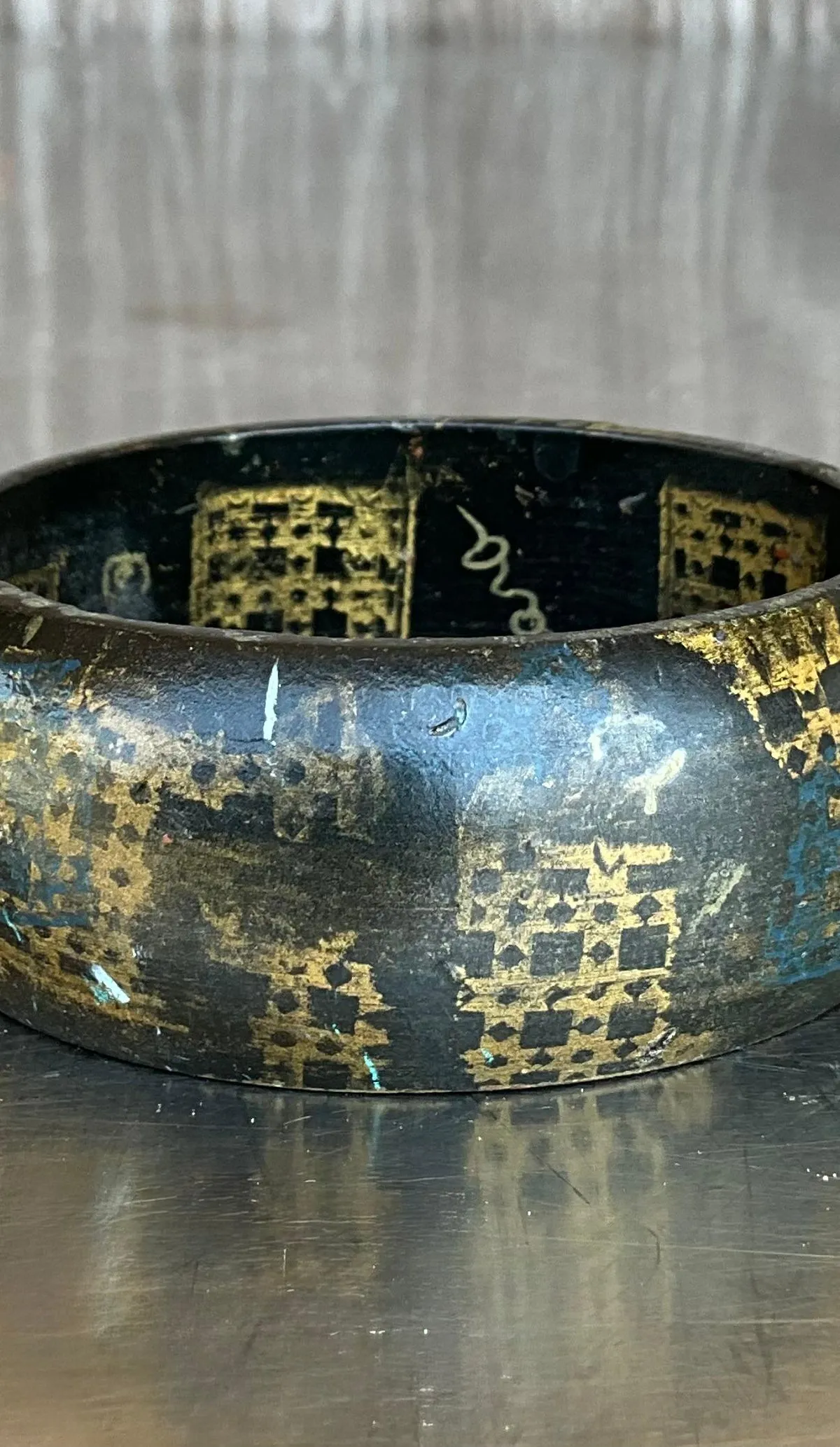 Vintage Wooden African Inspired Bangles- Set of 3 — additional photo 6