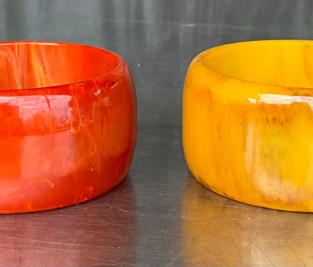 Vintage Boho Bakelite Bangle- Set of 2 — additional photo 4