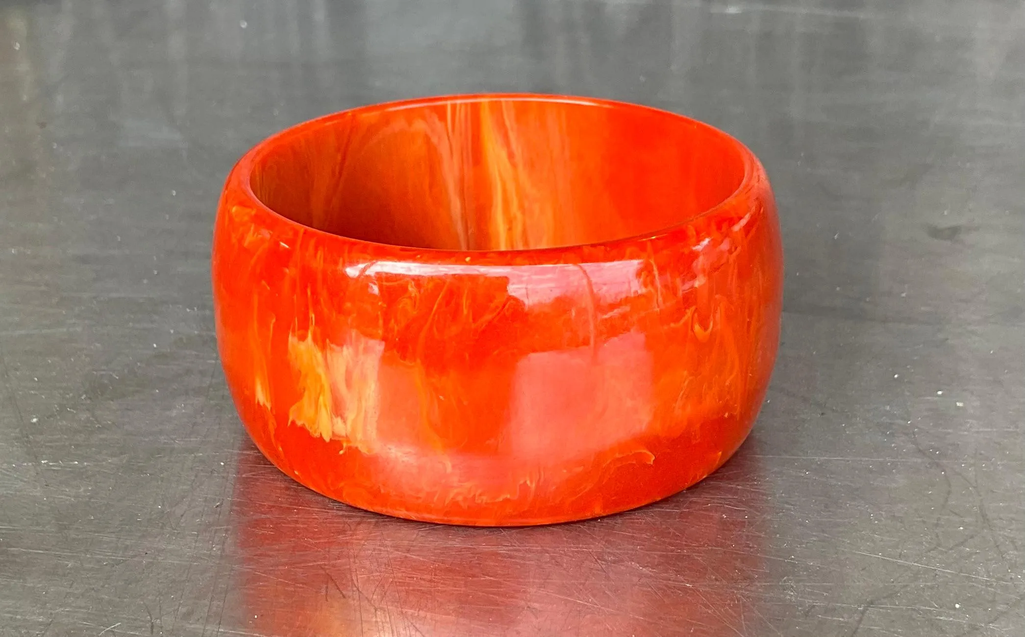 Vintage Boho Bakelite Bangle- Set of 2 — additional photo 8