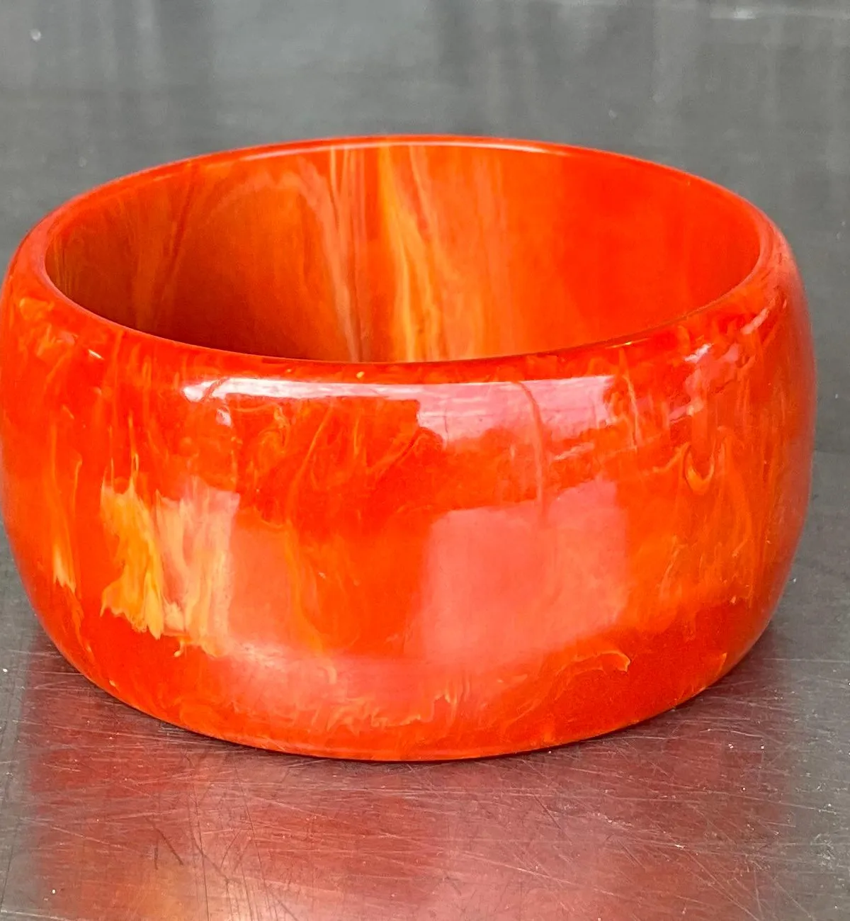 Vintage Boho Bakelite Bangle- Set of 2 — additional photo 8