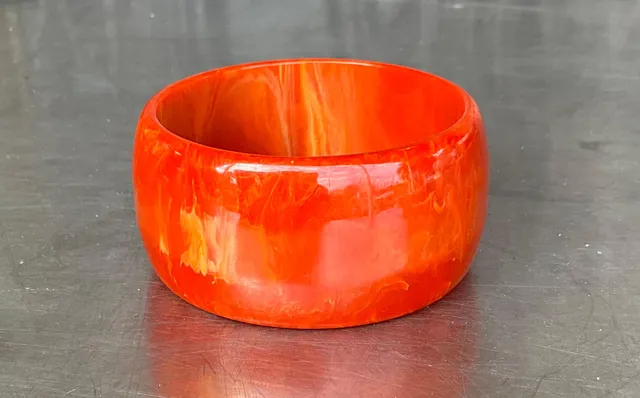 Vintage Boho Bakelite Bangle- Set of 2 — additional photo 8