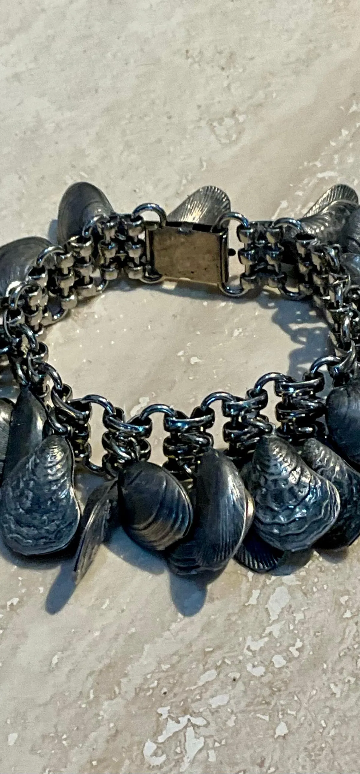 Vintage Napier Eugene Bertolli Clam Shell Bracelet — additional photo 3