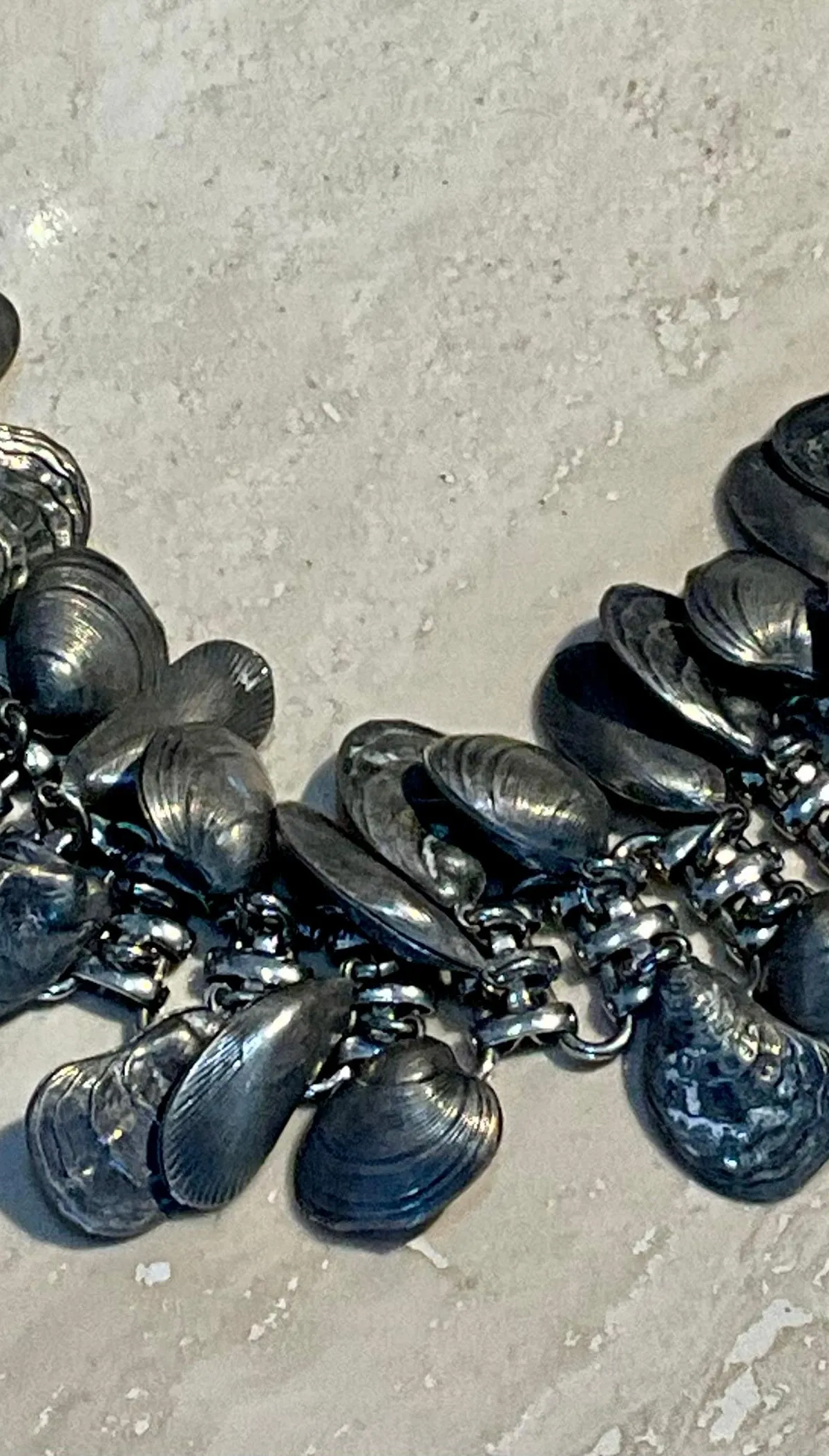 Vintage Napier Eugene Bertolli Clam Shell Bracelet — additional photo 5