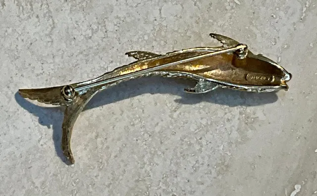 Vintage Golden Fish Brooch — additional photo 5