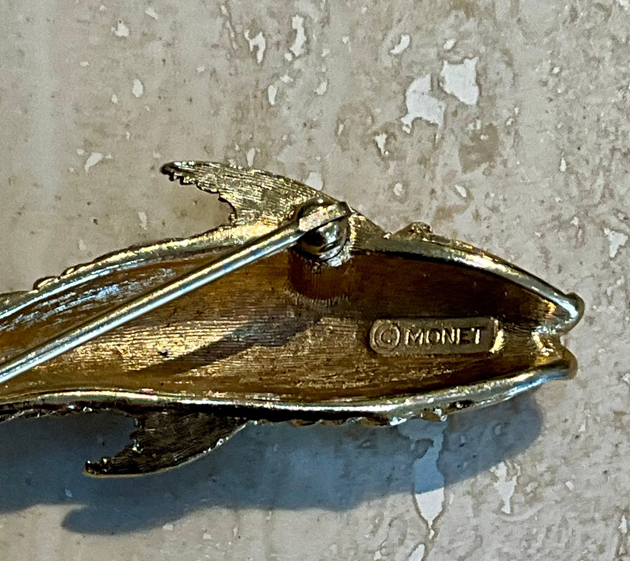 Vintage Golden Fish Brooch — additional photo 6