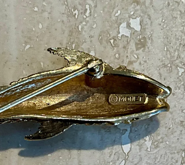 Vintage Golden Fish Brooch — additional photo 6
