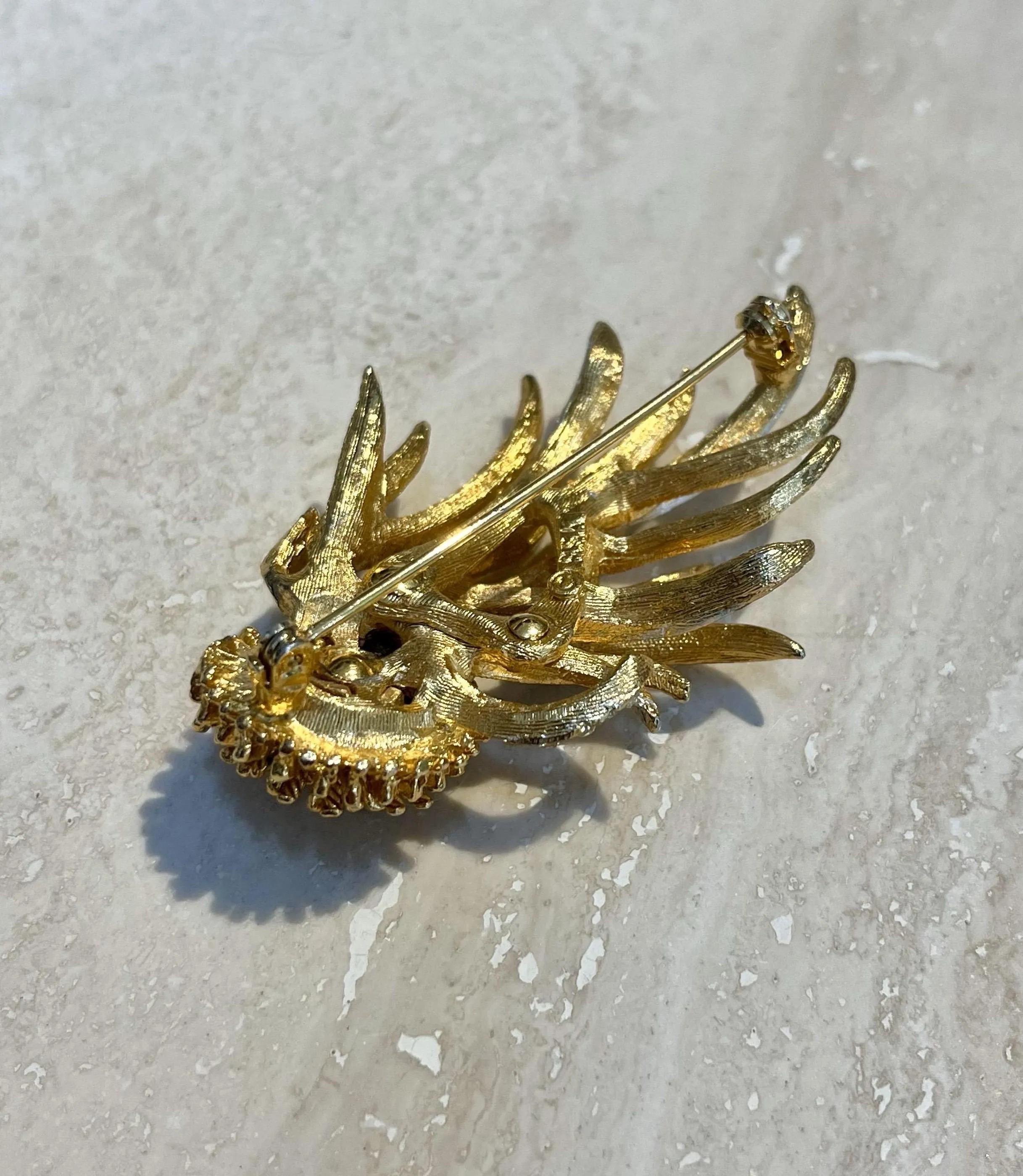 Vintage Rhinestone Statement Brooch — additional photo 4