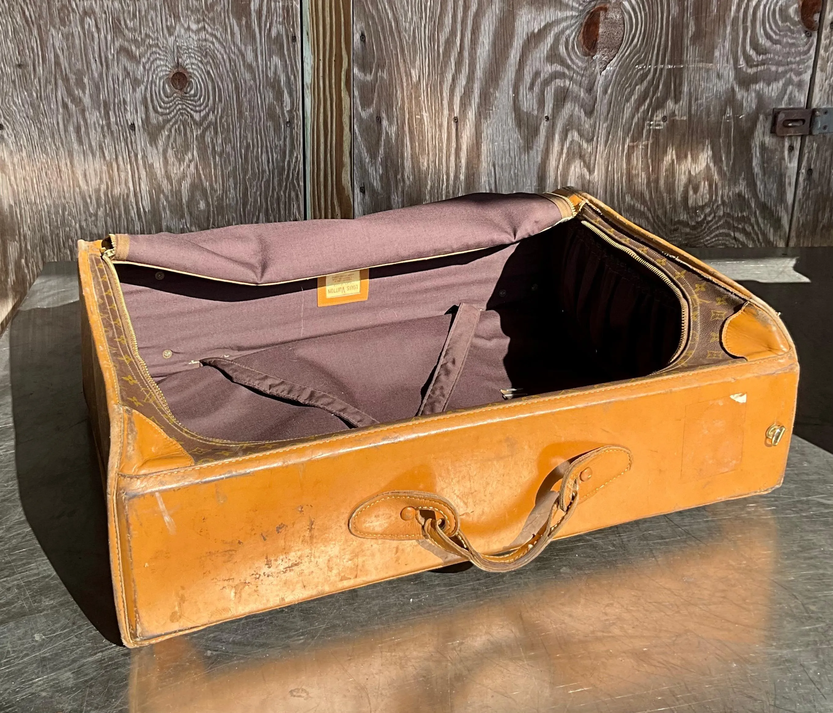 Vintage Louis Vuitton XL Trunk with Wheels — additional photo 4