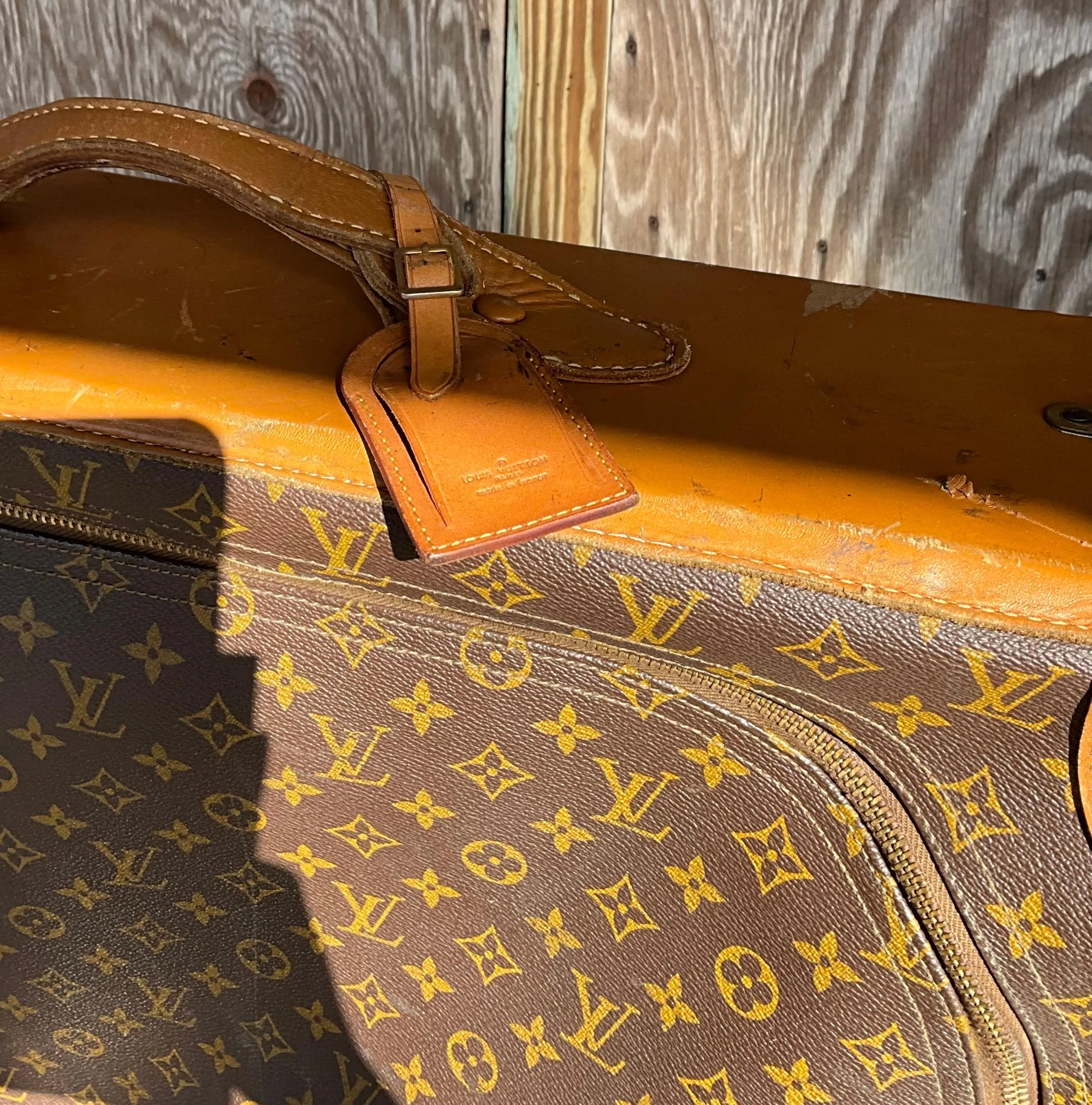 Vintage Louis Vuitton Large Trunk with Wheels — additional photo 2