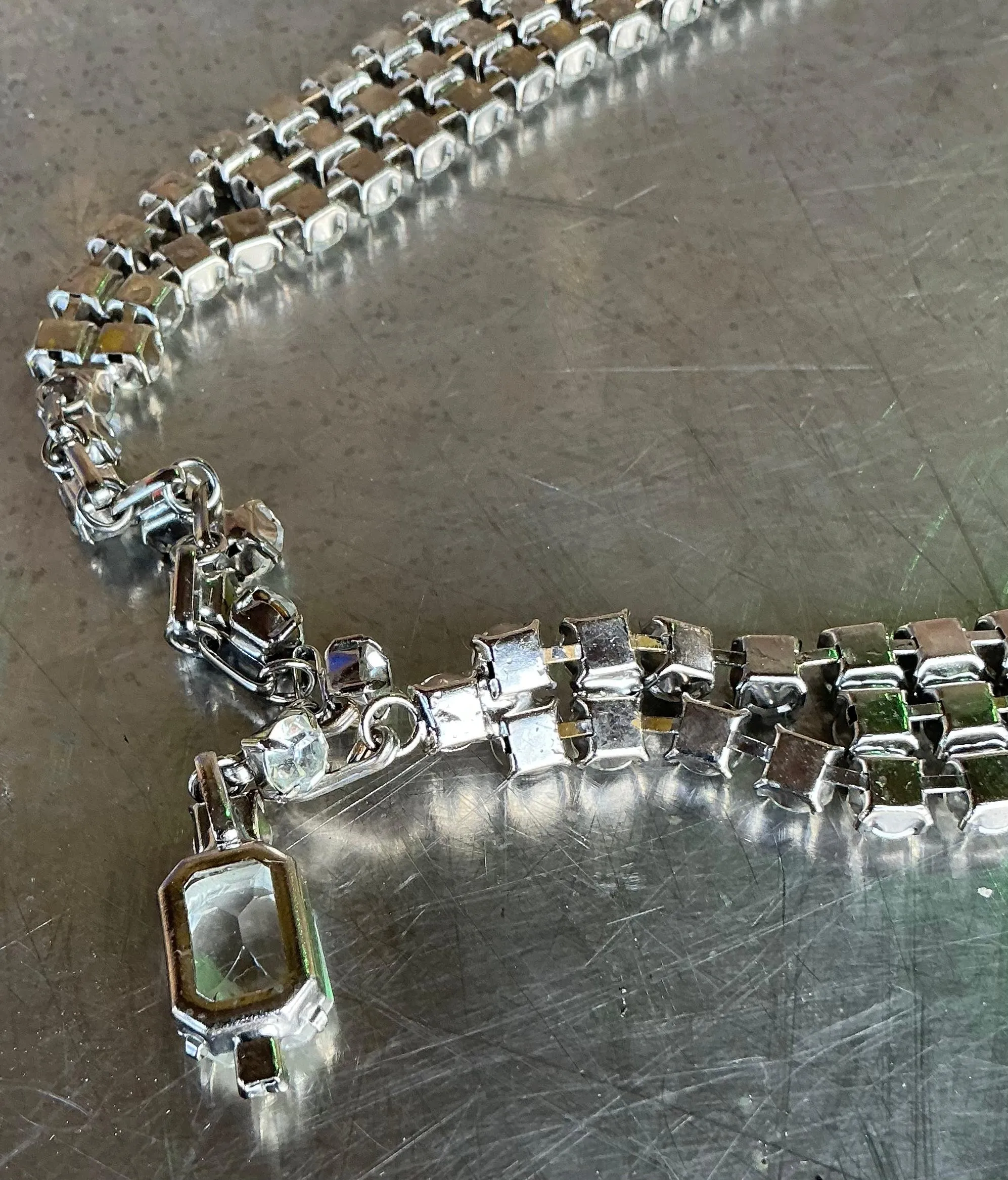 Vintage Boho Rhinestone Diamond Belt — additional photo 7