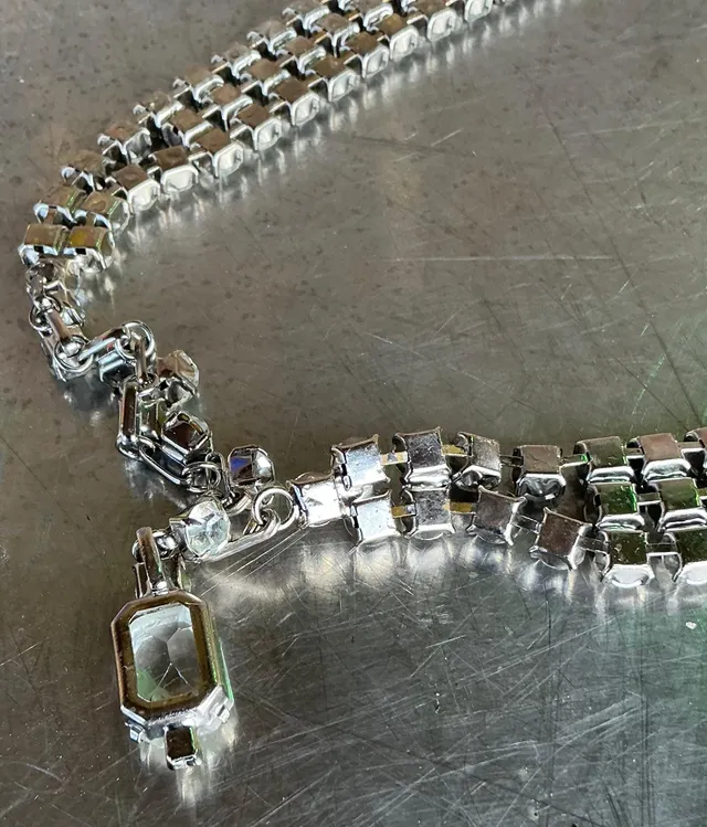 Vintage Boho Rhinestone Diamond Belt — additional photo 7