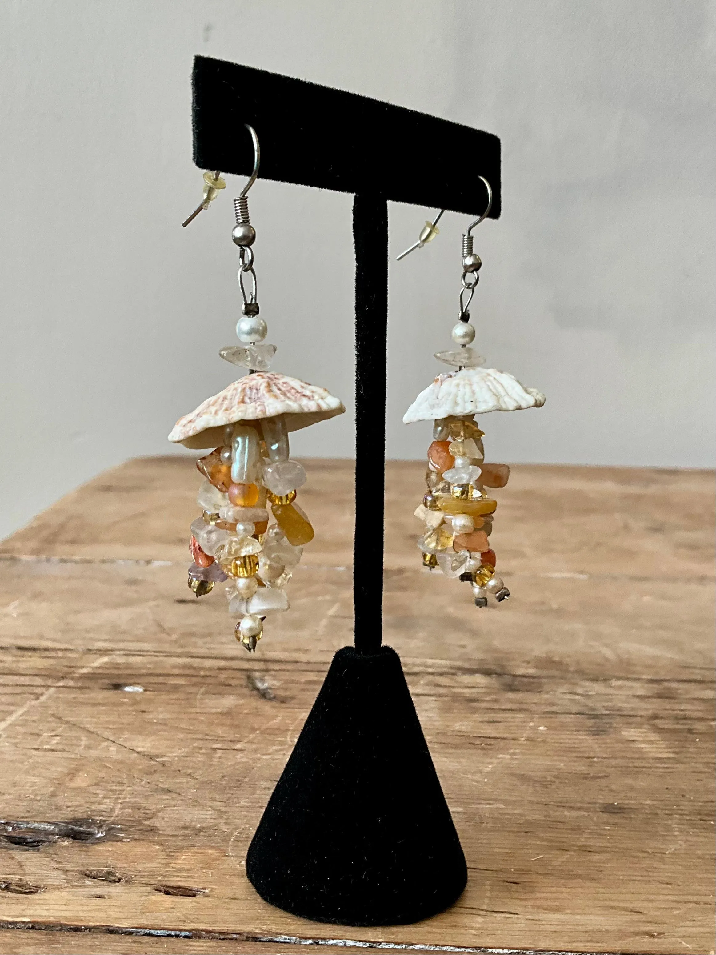 Vintage Boho Drop Shell Earrings — additional photo 6