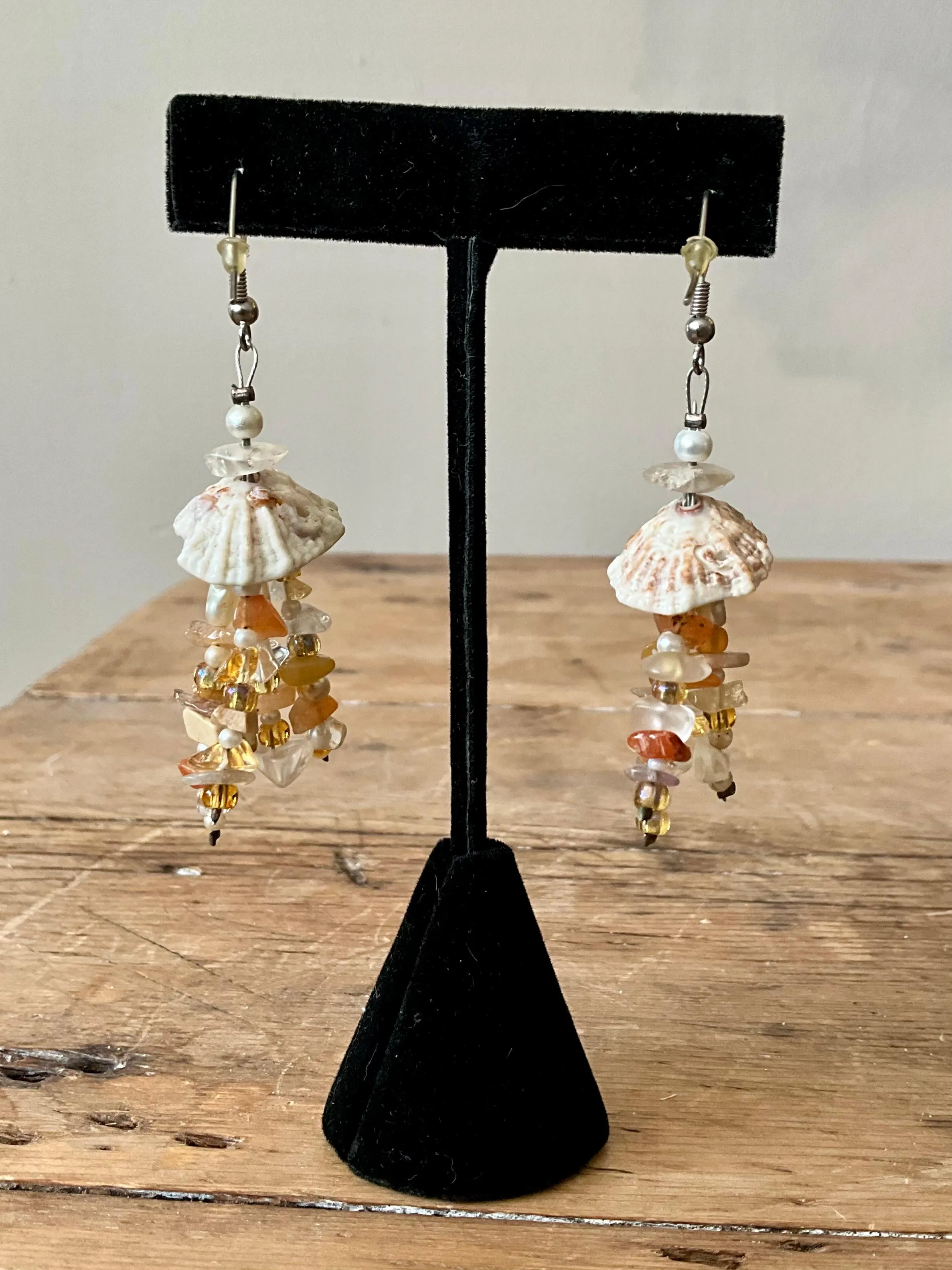 Vintage Boho Drop Shell Earrings — additional photo 8