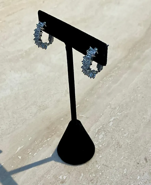 Vintage Pave Crystal Earrings — additional photo 3