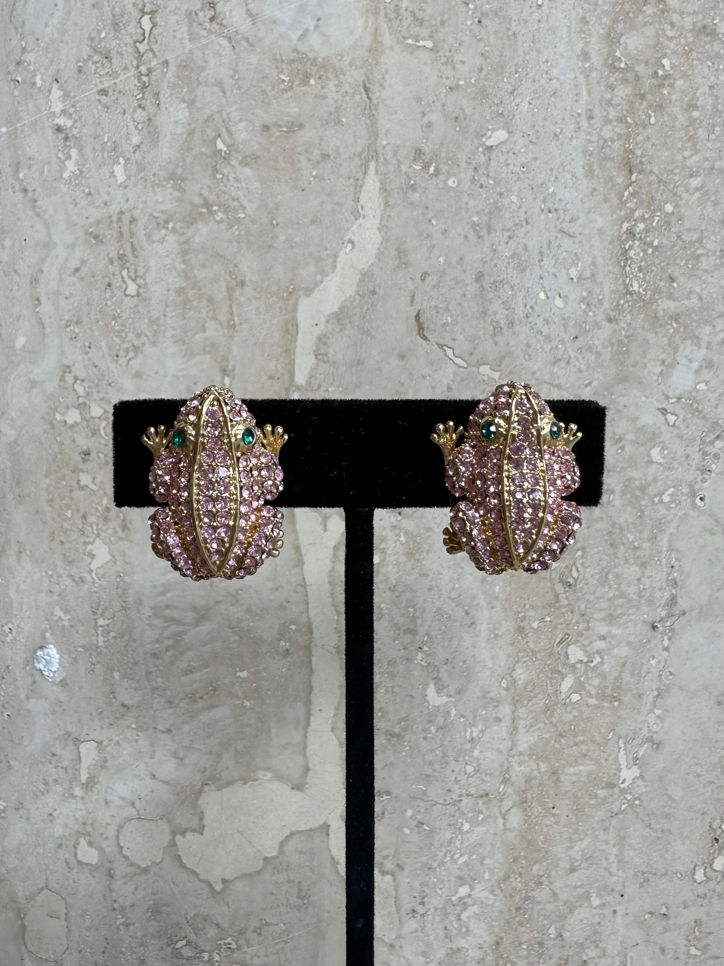 Vintage Boho PJM Frog Earrings — additional photo 1