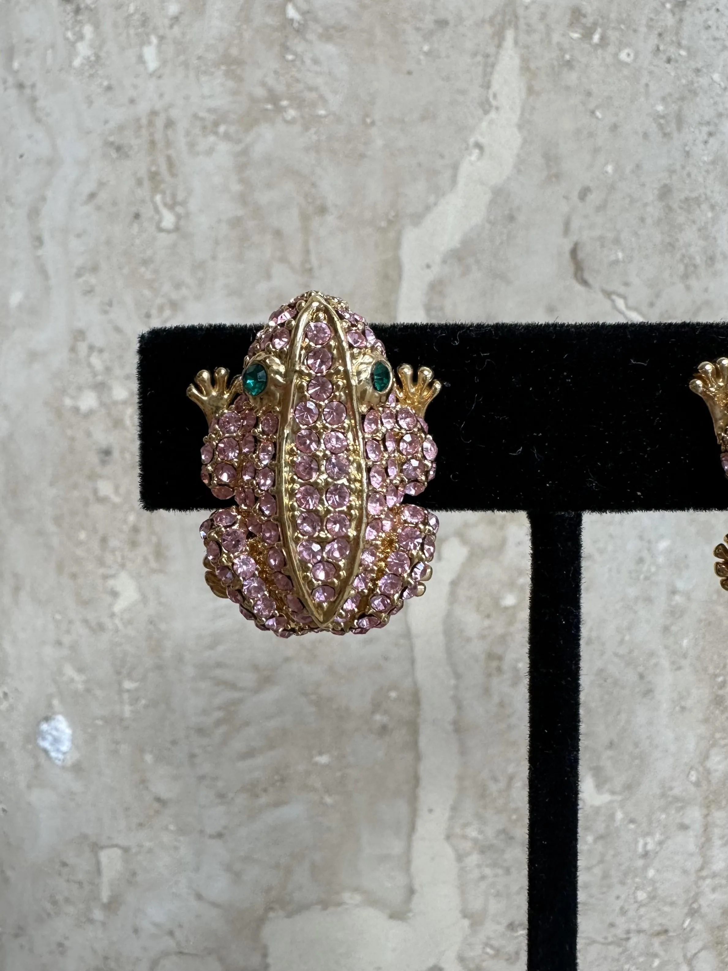Vintage Boho PJM Frog Earrings — additional photo 2