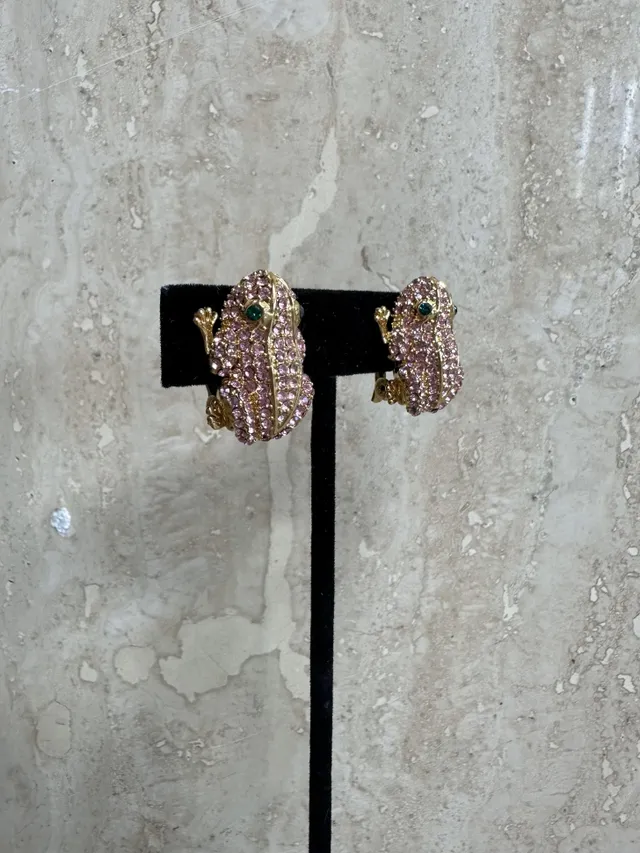 Vintage Boho PJM Frog Earrings — additional photo 3